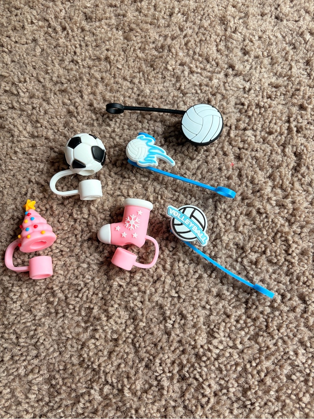 Stanley toppers Kids Sports and Fun Charms - Pink, White, Black